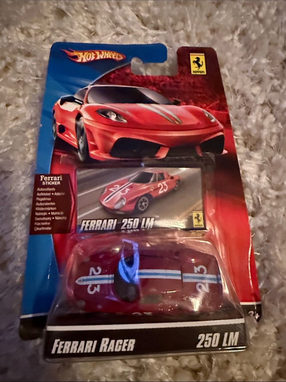 Hot Wheels Ferrari Racer Ferrari 250 LM Rare G3 RARE